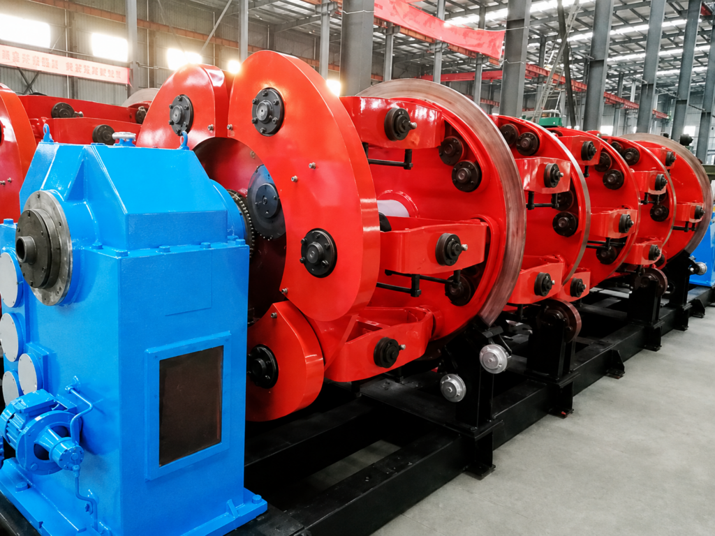 Cable forming machine for industrial cable manufacturing